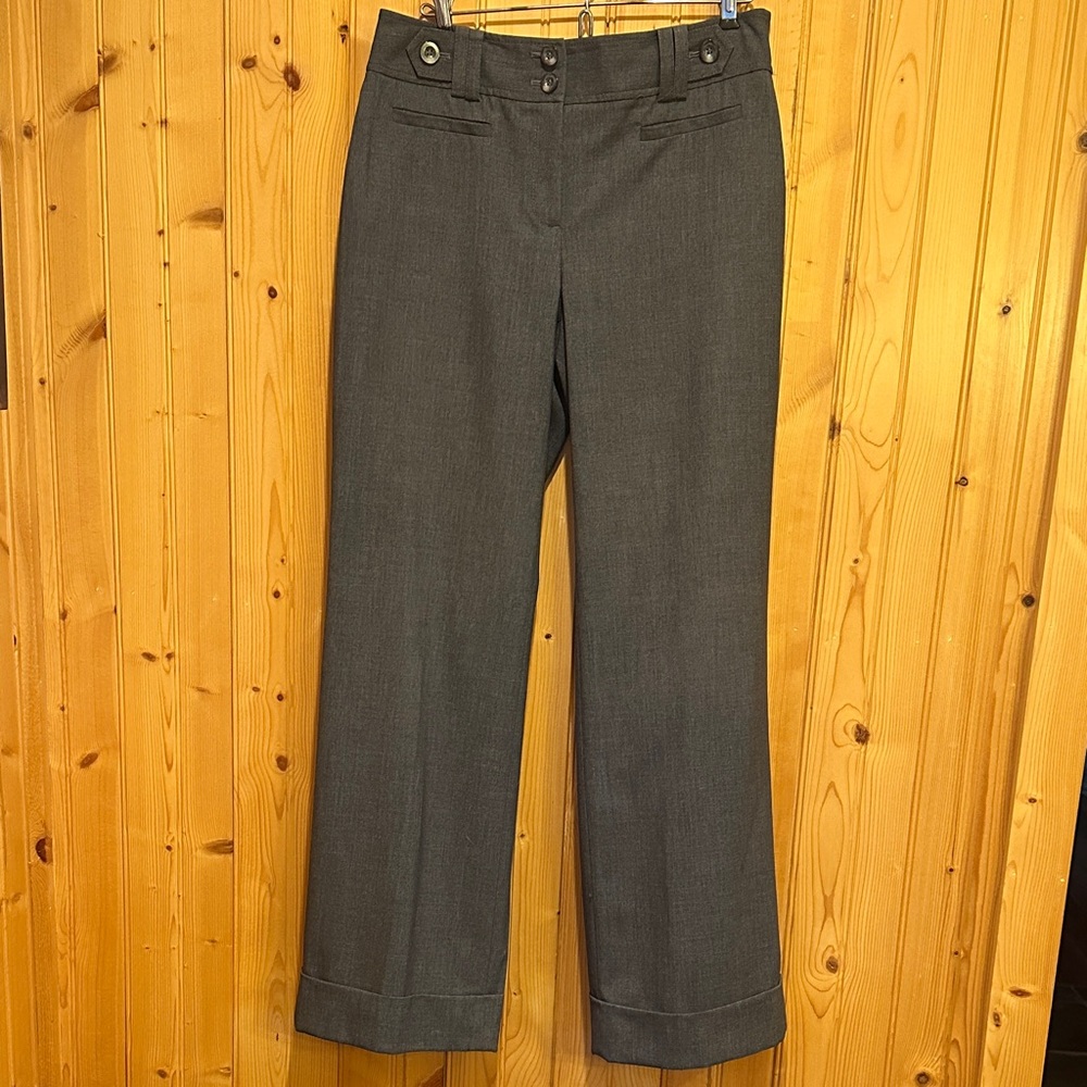Ann Taylor Dark Gray Curvy Fit Pants